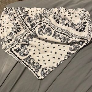 SHEIN bandana crop top